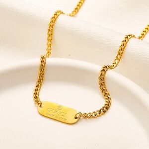 Stainless Steel 18K Gold Plated Necklace💎